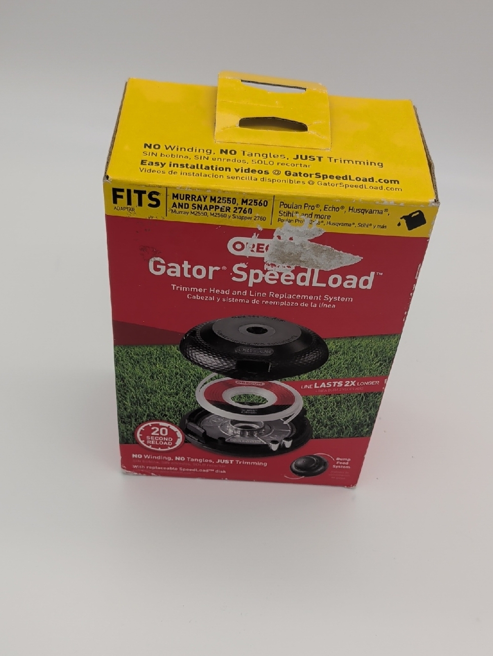 Oregon Gator SpeedLoad Trimmer Head - Red/Yellow